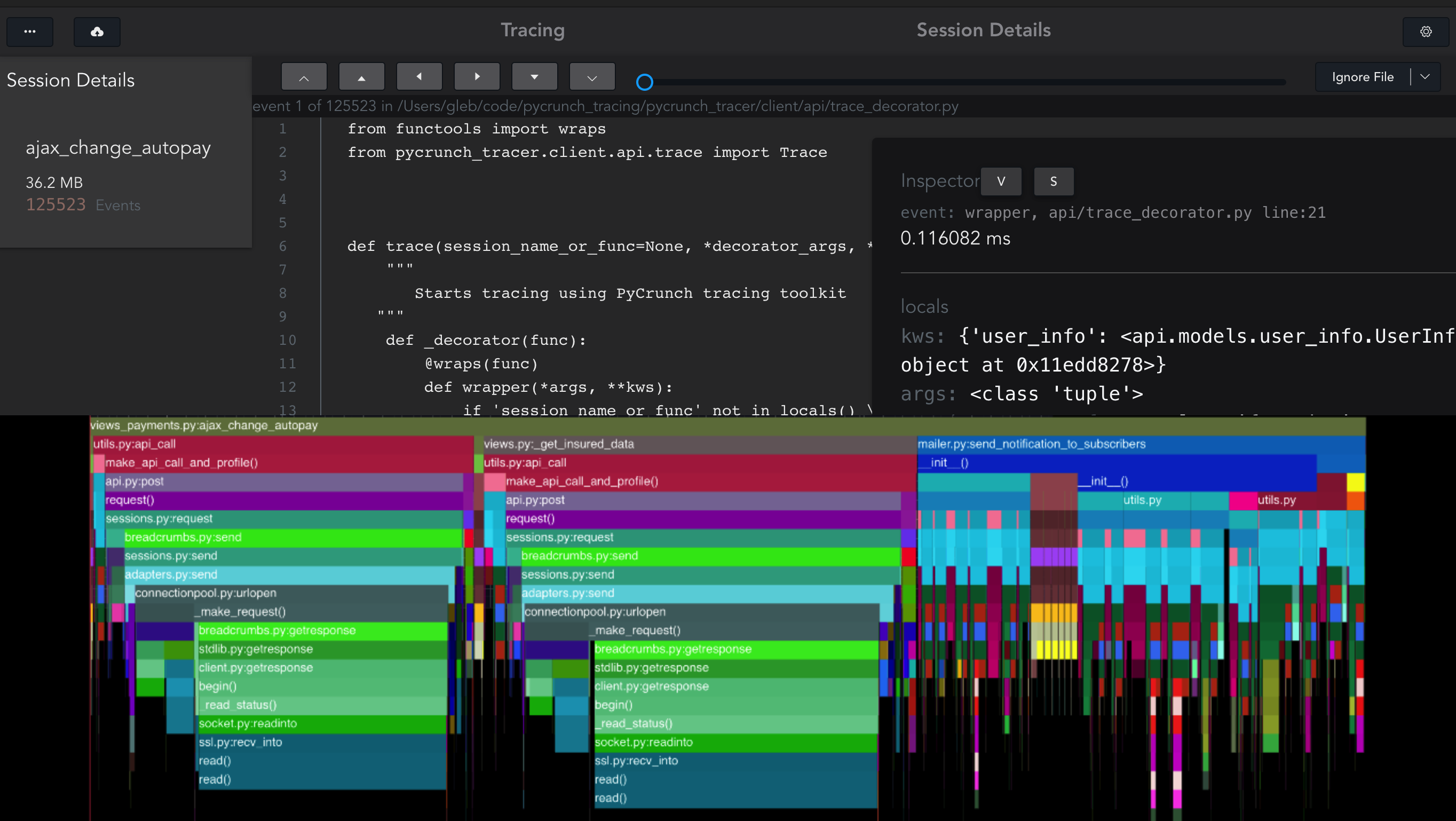 time travel debugging python